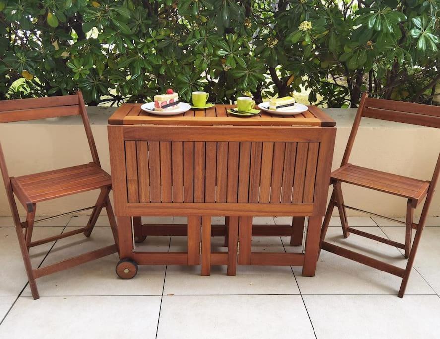 Superbe Studio Avec Terrasse En Front De Mer Μεντόν Εξωτερικό φωτογραφία